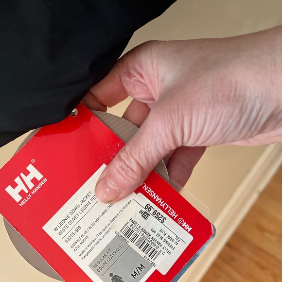 Helly Hansen Leonie down jacket in evening blue brand new with tags - Picture 4 of 5